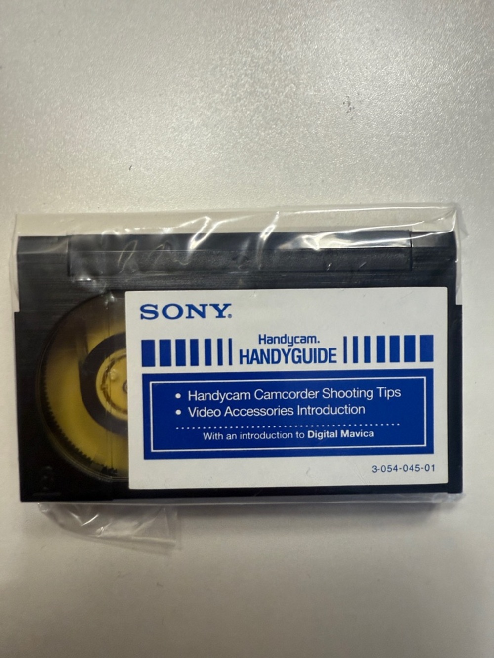 NWT Sony Handycam Handyguides VHS-C Tape Insert Sealed